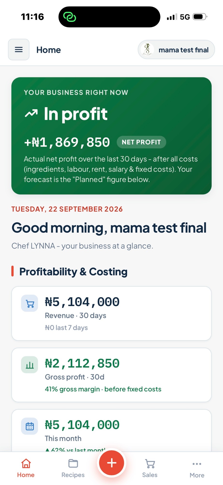 ProfitMastr on your phone: in profit